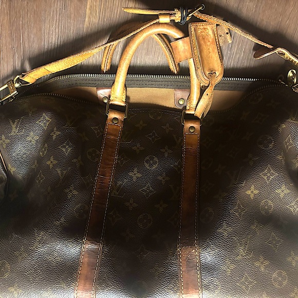 Louis Vuitton Monogram LV Keepall 45 handbag Brown Travel Duffle Bag. A Beauty! - Picture 6 of 15